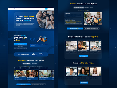 Modern Website Redesign to Boost Engagement (Real Estate) dark theme dark website landing page landing page design mordern website design new website design property rent website real estate website realestate singapore website trendy design ui design ui ux design uiux ux design website design