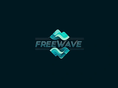 Free-Wave-02 3d app art branding design discount logo pricing discount logos for sale discount pricing graphic design icon illustration logo logos minimalist typography ui vector