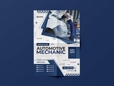 Automotive mechanic flyer design automotive automotive flyer brochure brochure design car mechanic car repair car service car service shop flyer flyer design graphic design mechanic mechanic flyer print design