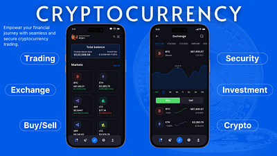 Crypto App Design for Seamless Trading & Security app design application bitcoin bitcoin app bitcoin trading blockchain technology crypto crypto app crypto app design crypto trading cryptocurrency cryptocurrency trading cryptocurrency trading app ethereum fintech design mobile app design trading app ui uiux design ux