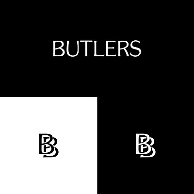 Butlers Logo Design 3d animation b branding design drawing dribbble foryou fyp graphic design howto ig instagram logo logos motion graphics name new viral