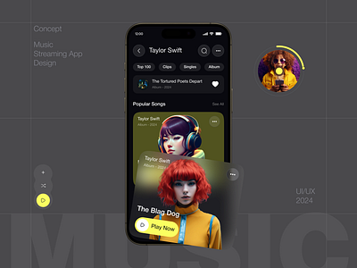 Music Streaming App Design app design apple music audio book clean app design dark theme homieslab live streaming mobile app modern design music music app music app ui kit music application music player music streaming app player ui streaming streaming app streaming service video streaming