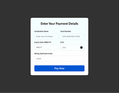 Credit card checkout form design credit card checkout form design ui