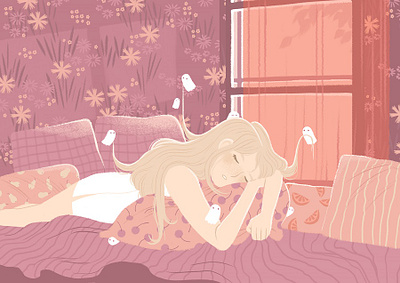 wakey wakey art artwork drawing fantasy illustration