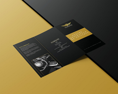 Le Club Automobile Trifold Brochure adobe indesign automobile brochure branding brochure catalog clean design creative design graphic design luxury brochure trifold brochure