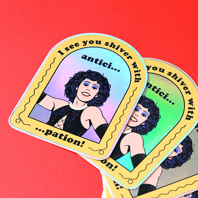 Dr. Frank-N-Furter 💋 horror movie rocky horror picture show sticker stickers tim curry vinyl sticker