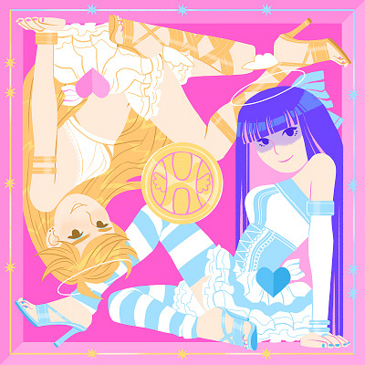 PANTY&STOCKING anime artwork fan art illustration manga otaku