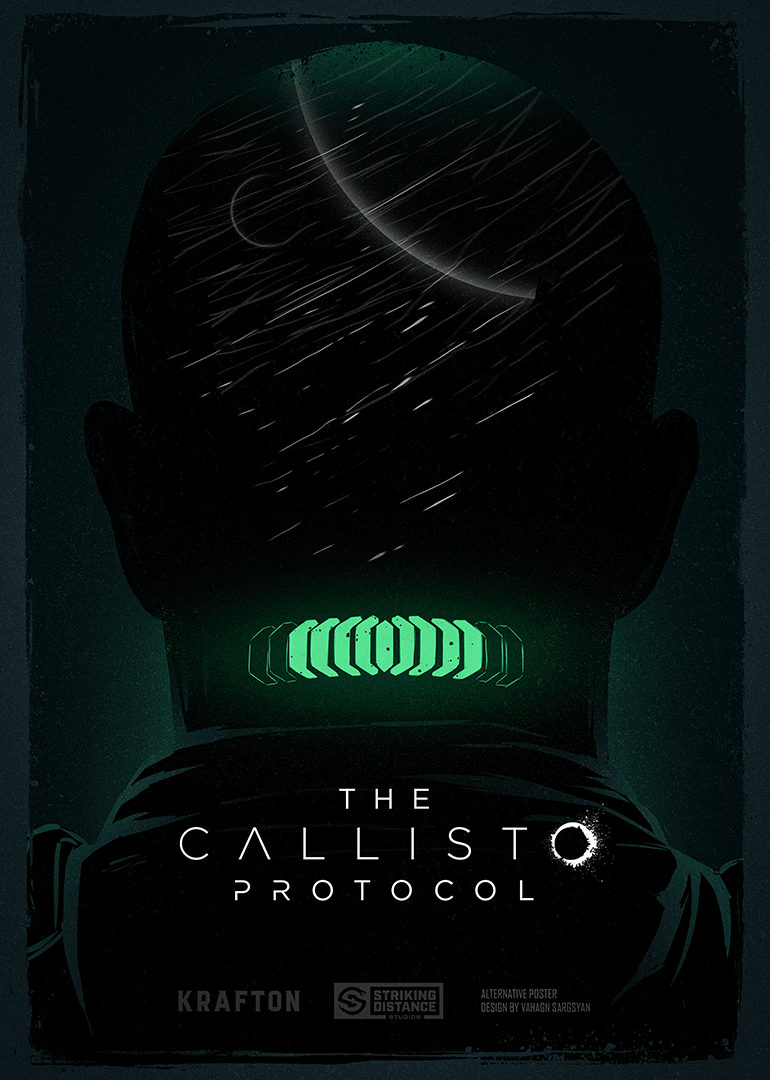 The Callisto Protocol digital digital illustration graphic design horror illu illustrated poster illustration poster poster design survival the callisto protocol video game