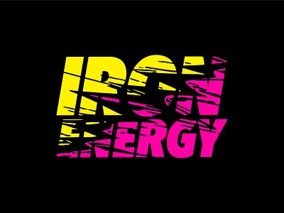 Iron Energy Design club energy graphic design iron