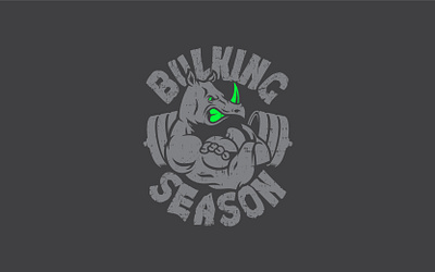 Bulking Season Design bulking club graphic design