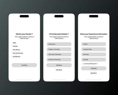 High fedility wireframes for edutech 3 app app design app launch concept ui design design inspirations education app edutech high fedility wireframes layouts screens sign in process singup process splash screens ui user flow user interface userflow ux wireframes