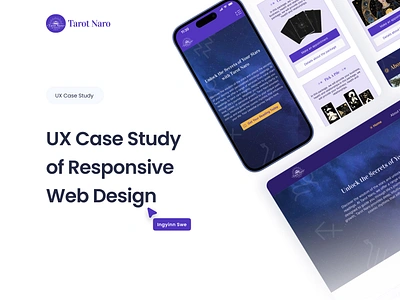 UX UI Design Case Study for Astrology Website | Tarot Naro animation branding graphic design logo ui