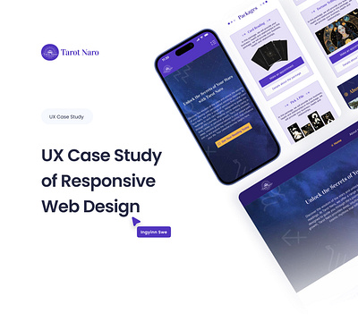 UX UI Design Case Study for Astrology Website | Tarot Naro animation branding graphic design logo ui