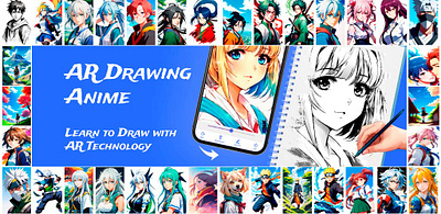 Promo banner android anime app design ui ux