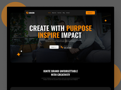 Business Consulting Web Design ui ui ux web design website hero