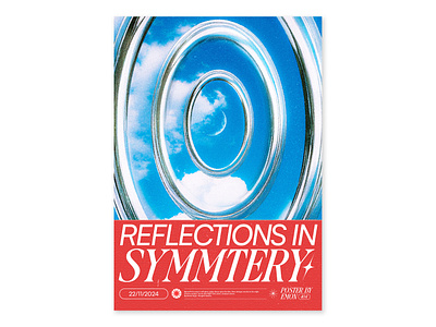 "Reflections in Symmetry" generativeai graphic design myanmar photoshop poster posterdesign yangon