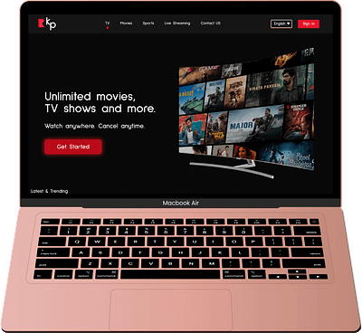 Movie Shows Platform 3d branding design graphic design ui