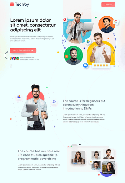 Course Program branding design graphic design ui ux