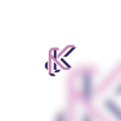 K + bird concept bird eagle k kite logo