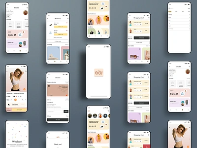 E-commerce App Design app banner branding cart colors creative design figma graphic design logo motion graphics payment profile sale banner top ui uiux user experience user interface ux