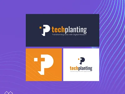 LOGO DESIGN - TECHPLANTING branding graphic design logo