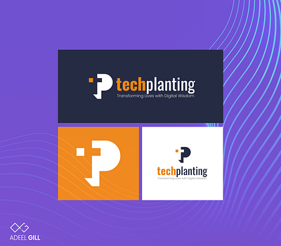 LOGO DESIGN - TECHPLANTING branding graphic design logo