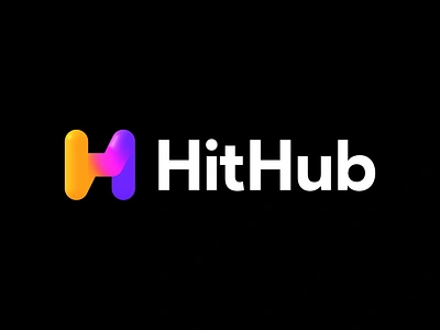 HitHub Logo 3D 3d logo ai logo branding data analytics gradient logo h letter logo identity branding logo design saas logo scale branding