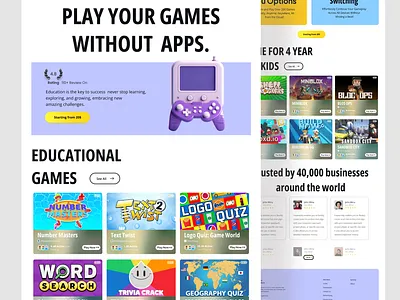 My new project Learn Games.io 3d animation branding graphic design logo motion graphics ui