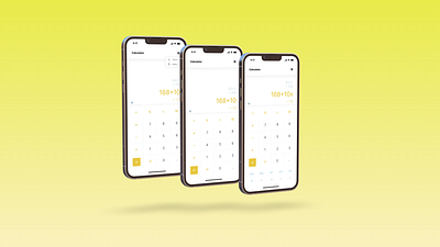 Calculator Mobile App UI Design calculator design figma mobile app mobile ui ui uiux