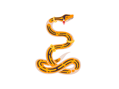 Snake | Waterllama App Characters Set animal app branding character design digital art graphic illustration illustration art snake ui vector vector art