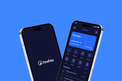 PrimePulse | Finance Mobile App UI Design app figma finance mobile app ui ux