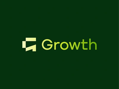 Growth Logo arrowg branding evolution finance fintech futuristic g g arrow g logo gradient grow letter g logo logo mark payment saas technology up web3 wordmark