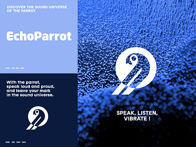 LOGO - PARROT bird brand branding design digital graphic design icon identity illustration logo marks parrot symbol ui