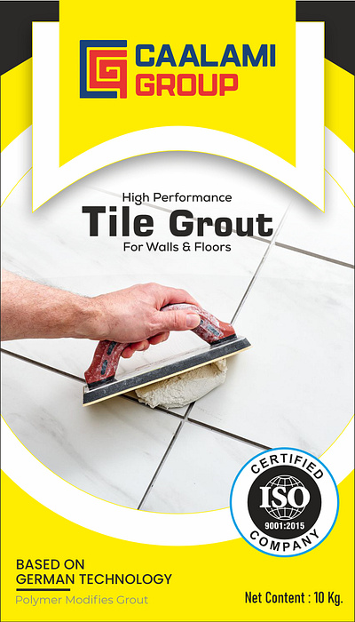 Tile Grout Packaging with Impact brand design grout packaging packaging design tiles walls floors