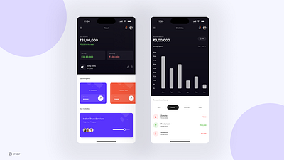 Personal Finance App UI app ui finance app finance ui app persoanl finance app ui ui design