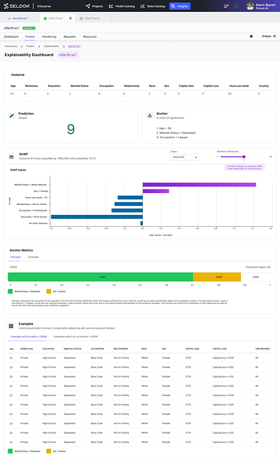 Seldon Model Deployment (Enterprise) ai deployment enterprise ml model ui