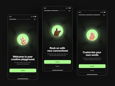 Mobile onboarding screens app app design mobile mobile app mobile design modern onboarding onboarding app onboarding design onboarding screen