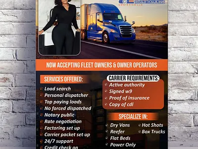 Transport,Logistics,Trucking, Transportation,Dispatching,Flyer 3d branding dispatching flyer dispatching flyer design graphic design logistics flyer logistics flyer design logo transport flyer transport flyer design transportation flyer transportation flyer design trucking flyer trucking flyer design