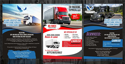 Transport,Logistics,Trucking, Transportation,Dispatching,Flyer 3d branding dispatching flyer dispatching flyer design graphic design logistics flyer logistics flyer design logo transport flyer transport flyer design transportation flyer transportation flyer design trucking flyer trucking flyer design