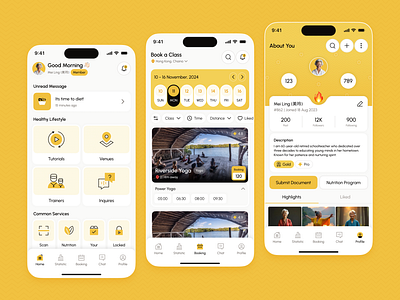 VitaBalance - Modern App for Health & Fitness Management app application designinspiration fitnessjourney fitnesstrack healthandwellness healthylife minimal mobileapp modernui ui uiux userexperience userinterface ux vitabalance wellnessgoals yogaapp