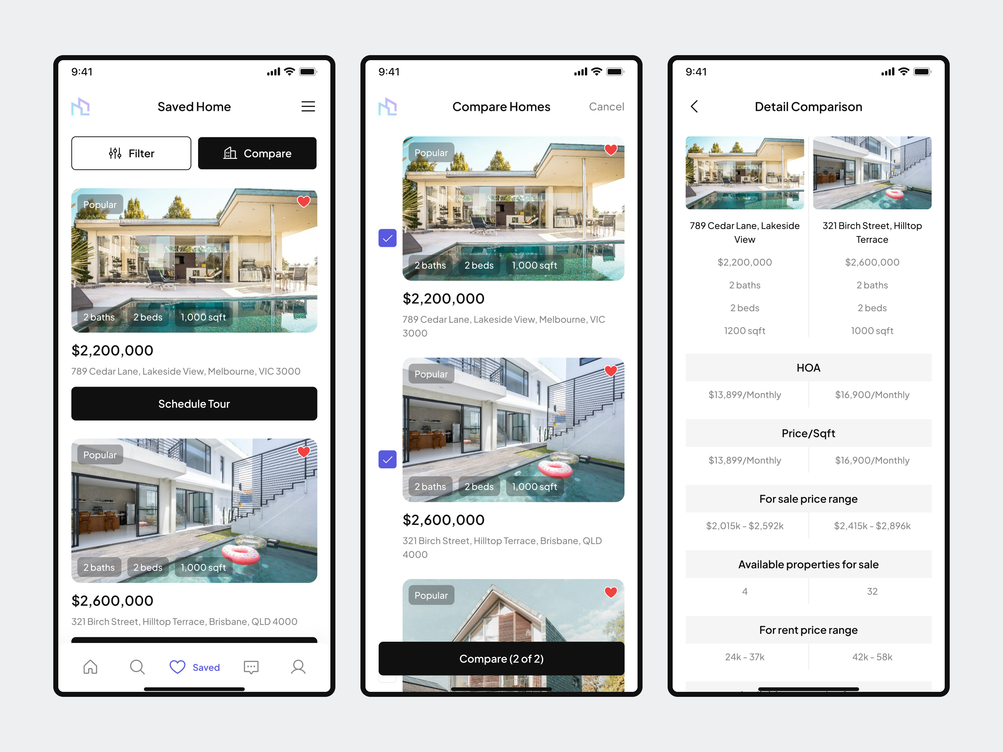 Example of Real Estate Mobile App