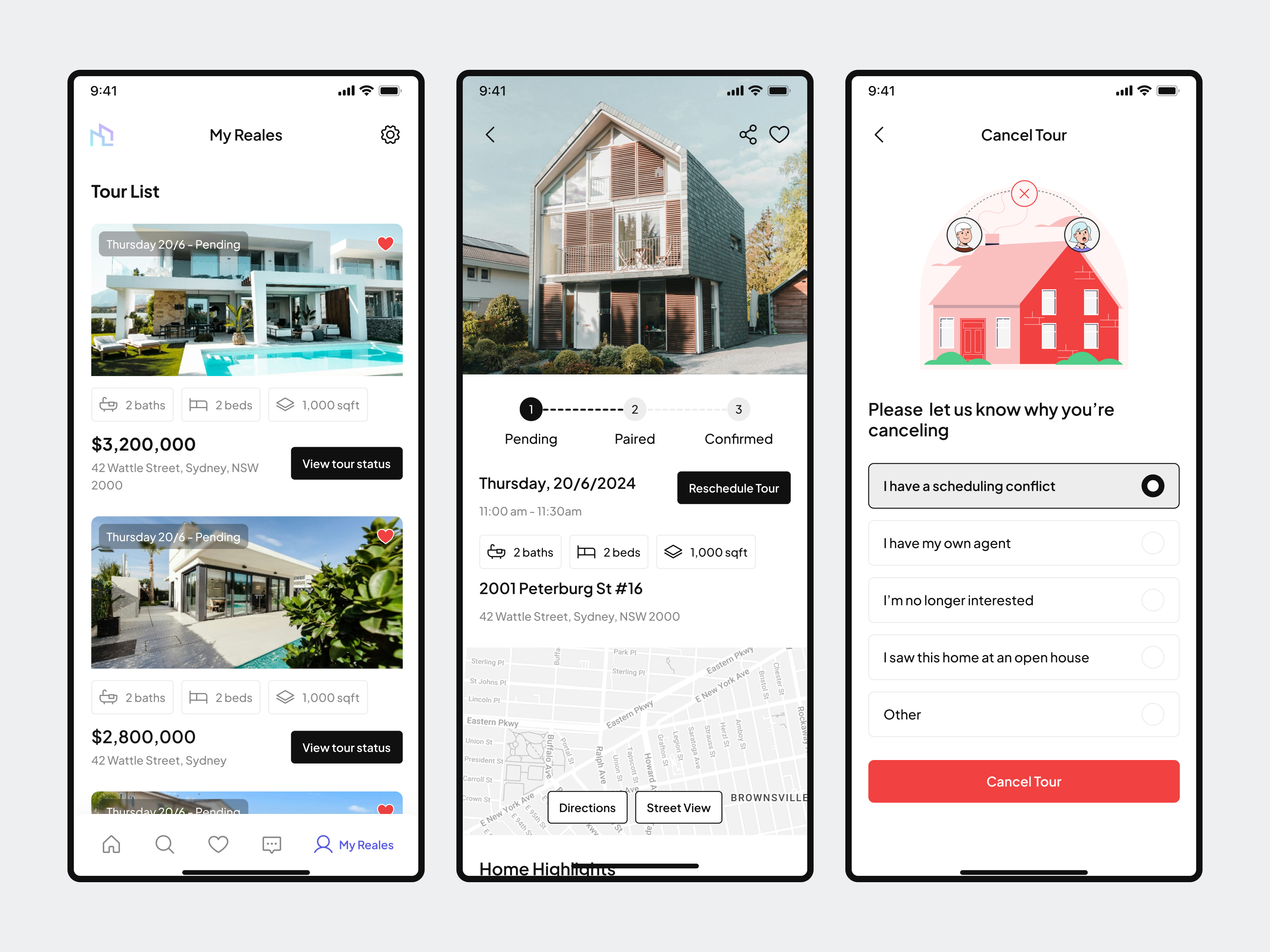 Example of Real Estate Mobile App