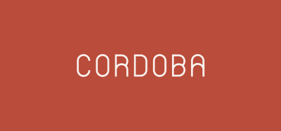 CORDOBA - LOGOTYPE branding graphic design logo logotype typography word mark