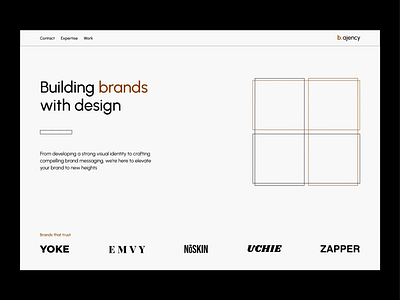 b.agency - My First Website Design design ui web design