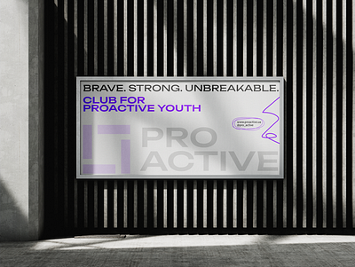 PROACTIVE BILLBOARD branding graphic design