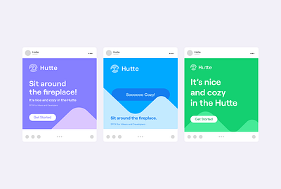 Hutte | Branding - Graphic Devices animation branding identity socials