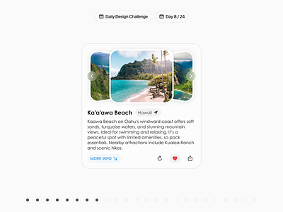 ✈️ Travel Inspiration Widget for iOS | Daily Design Challenge design challenge design concept ios travel inspiration ui ux widget