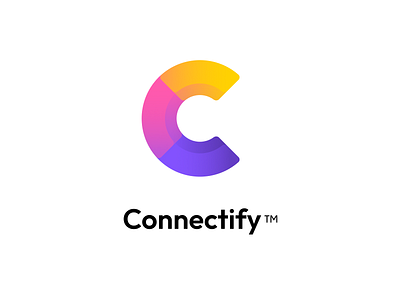 Logo - Connectify appicon appidentity cleandesign creativeicon flatdesign geometricdesign icon icondesign iconography minimalistdesign