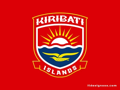 Official Crest for Kiribati Islands Football Federation. badge badgedesign branding crest design esports footballcrest graphic design illustration kiribati kiribati 2024 logo logo badge mascot national logo official logo sport sportlogo sports sportsdesign