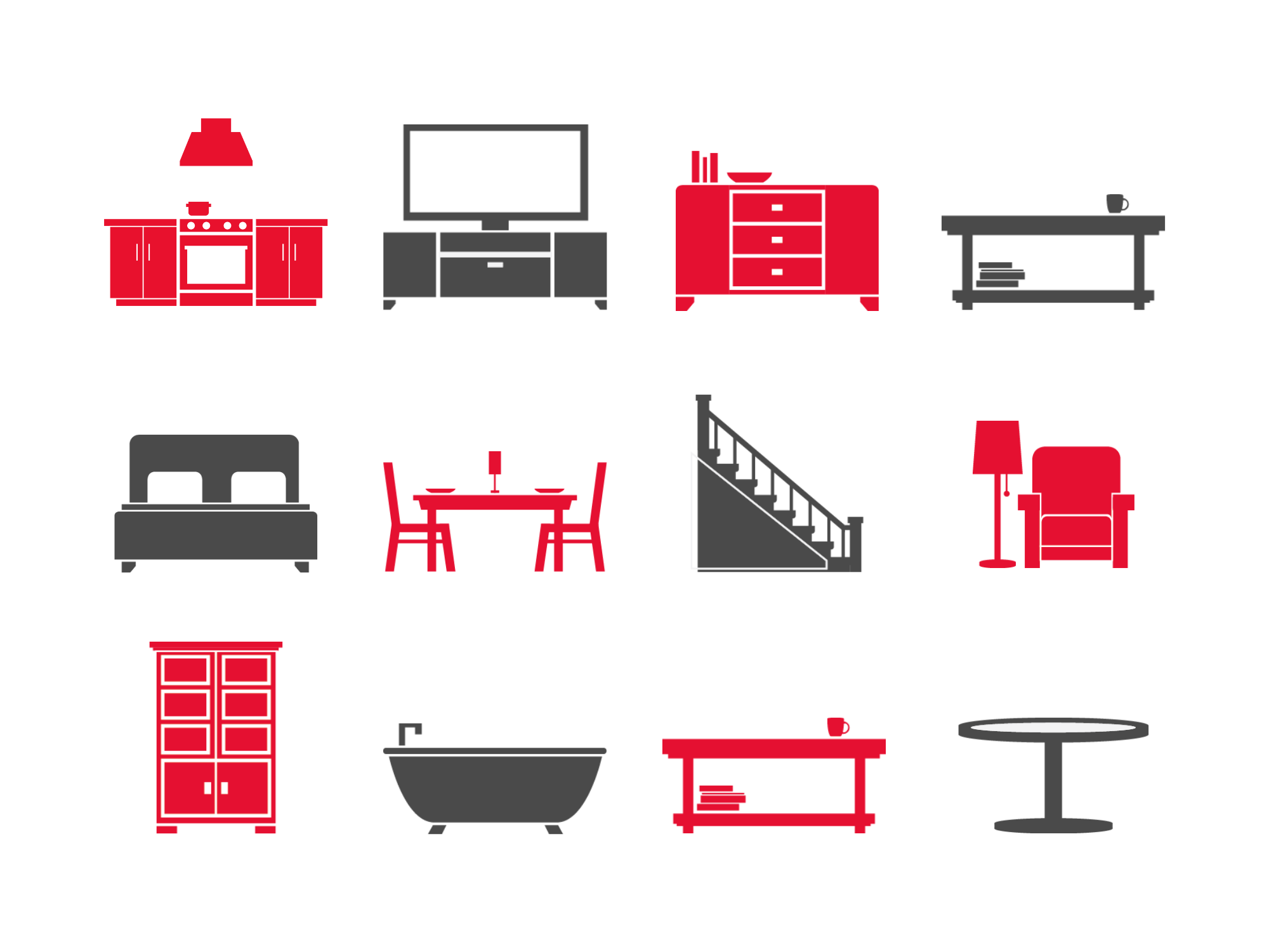 ICONS FOR WEBSITE animation branding design graphic design icon illustration layout minimal ui ux vector web